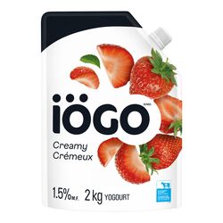 Iögo 1.5% Strawberry Yogurt 2Kg