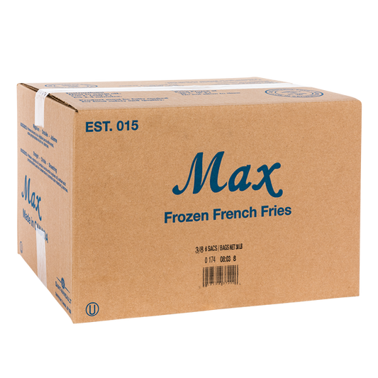 Max Frozen 3/8-in Straight Cut Fries 6 x 2.27 kg