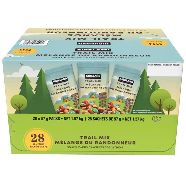 Kirkland Signature Trail Mix Snack Packs 28 x 57 g
