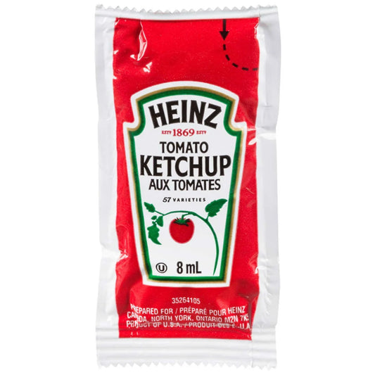 "Heinz Ketchup Pack of 1 000" 1,000 × 8 mL