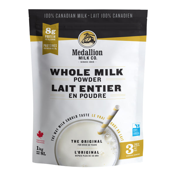 Medallion Milk Co. Whole Milk Powder, 1Kg