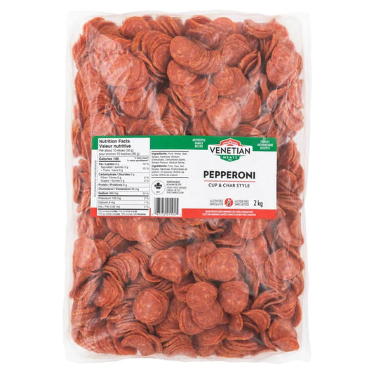 Venetian Meats Pepperoni Cup and Char Style 2 kg