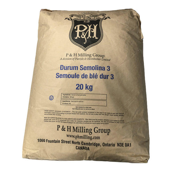 P&H Milling Durum Semolina 20 kg