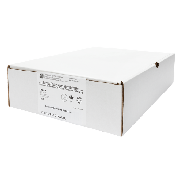 Desco Frozen Halal Chicken Breast Chunk 5 kg