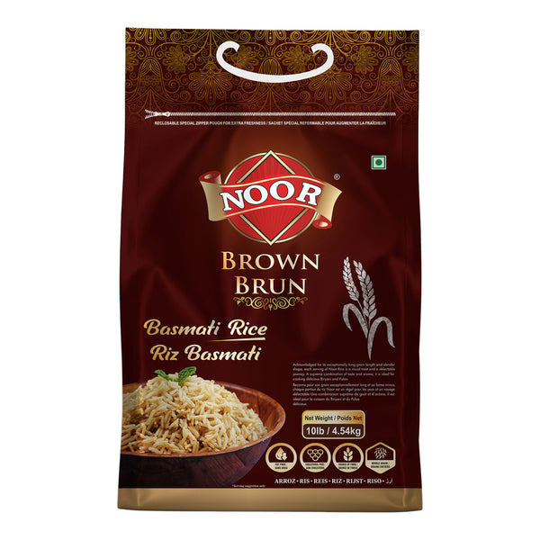 Noor Brown Rice Basmati 4.54 kg