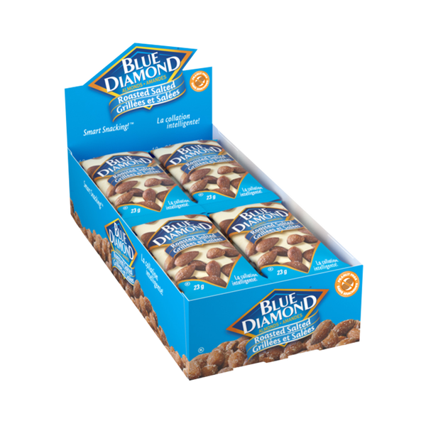Blue Diamond Roasted Salted Almonds 18x23g