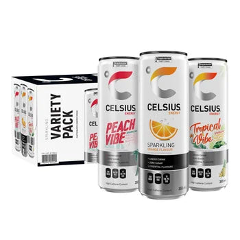 Celsius Energy Drink Vibes Variety	18 x 355 mL