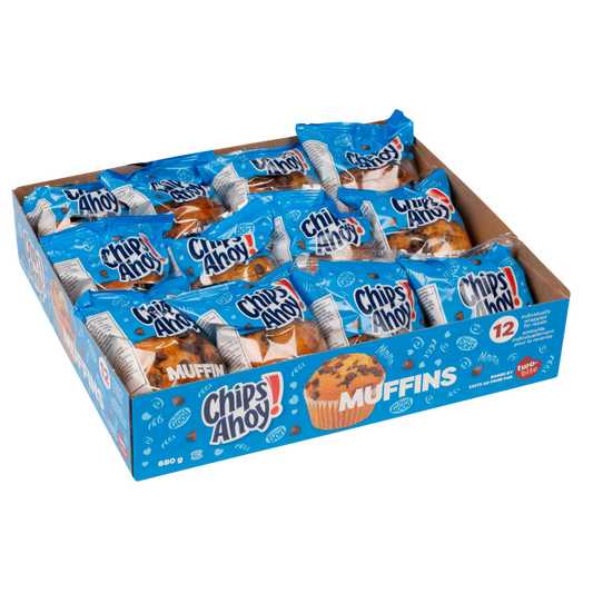 Give and Go Chips Ahoy! Muffin 12 pack