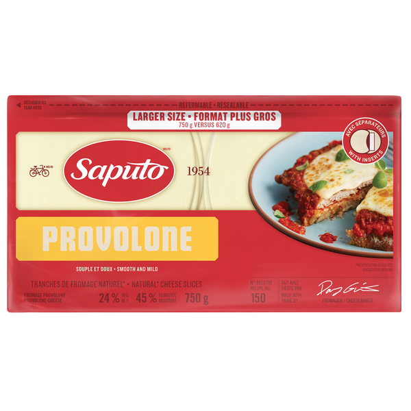Saputo Sliced Provolone 750 g