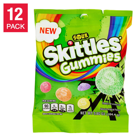 Skittles Sour Gummies 12 x 164 g
