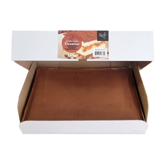 Top Dessert Frozen Tiramisu Sheet Cake	2.6 kg