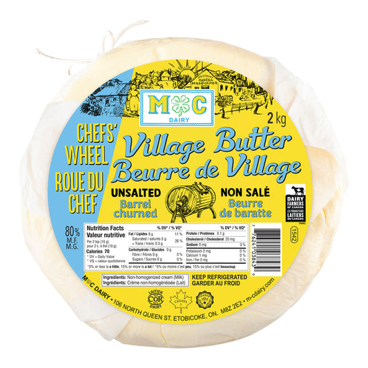 Unsalted Village Butter 4 x 2kg