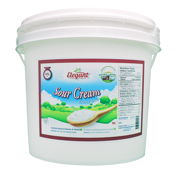 Elegant 14% Sour Cream 10 L
