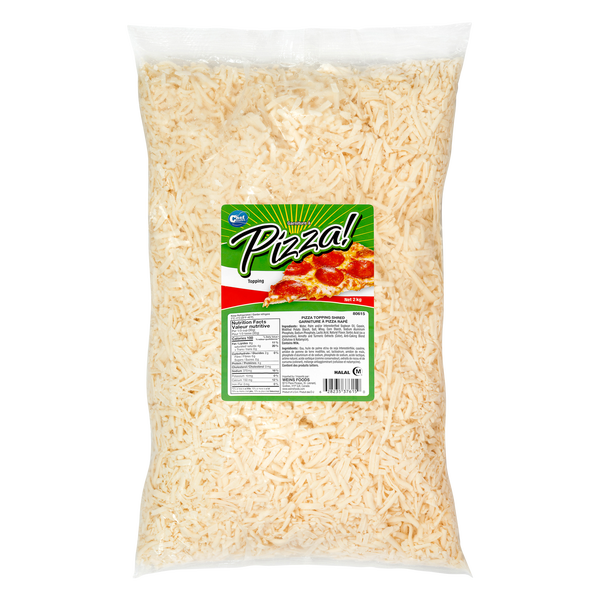 Chef Nutri Italian-style 100% Analogue toppings Shred	2 kg