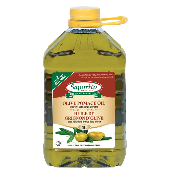 Saporito Pomace Oil with 10% Extra Virgin Olive Oil 3L