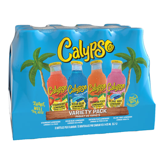 Calypso Lemonade Variety Pack 12 x 473 mL