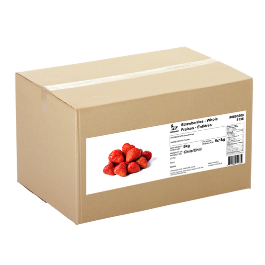 Fennec Frozen Whole Strawberries 5x1Kg