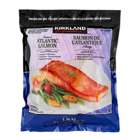 Kirkland Signature Frozen Atlantic Salmon