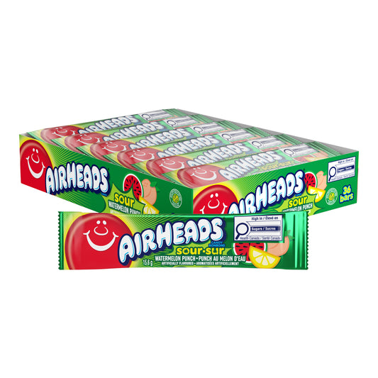 Airheads Sour Watermelon Punch 36x15.6g