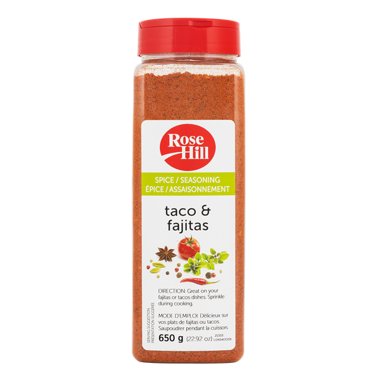 Rose Hill Taco and Fajitas Seasoning 650g