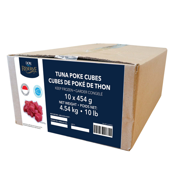 Dom International Tuna Poké Cubes 4.54Kg