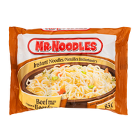 Mr. Noodles Beef Flavour Flat Instant Noodles 24 × 85 g