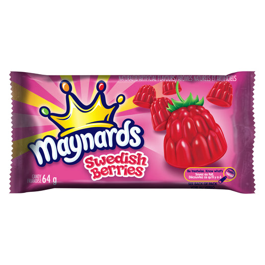 Maynards Swedish Berries 18 x 64 g