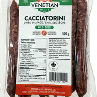 Venetian Meats Cacciatorini Mild Dried Sausage 500g
