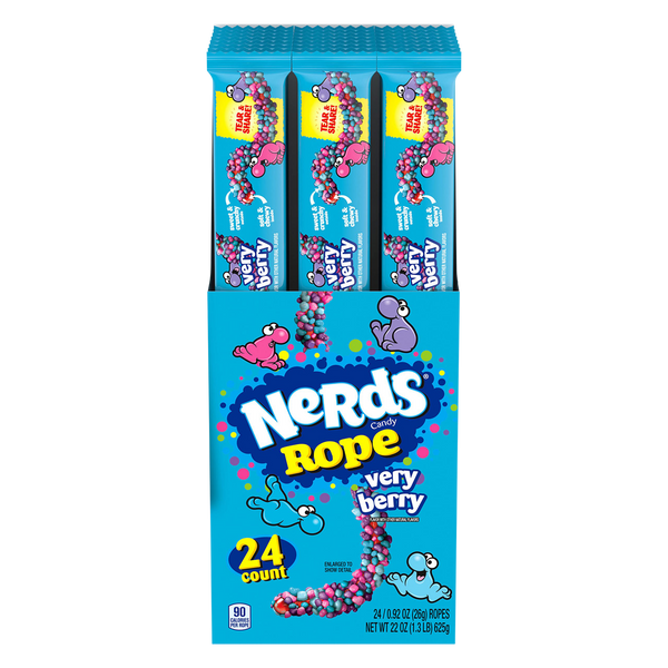 Nerds Very Berry Rope 24x26g