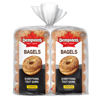 "Dempster’s Everything Bagels 2 packs of 6"