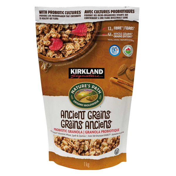 Kirkland Signature Organic Ancient Grains with Probiotic Granola 1Kg