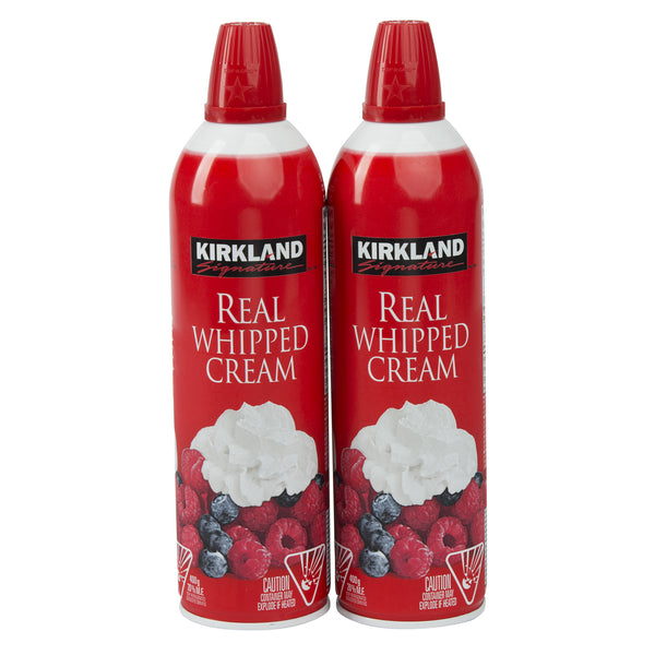 Kirkland Signature Real Whipped Cream 2x400g