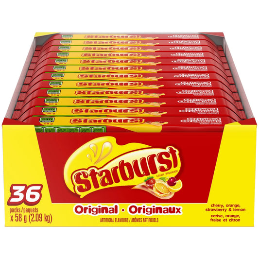 Starburst Original Fruit Candy 36x58g