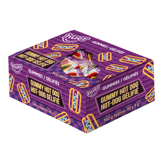 Huer Gummy Hot dogs 60x9g