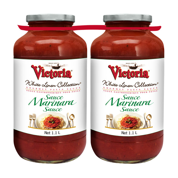Victoria White Linen Collection Marinara Sauce 2x1.1 L