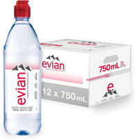 Evian Natural Spring Water 12x750ml