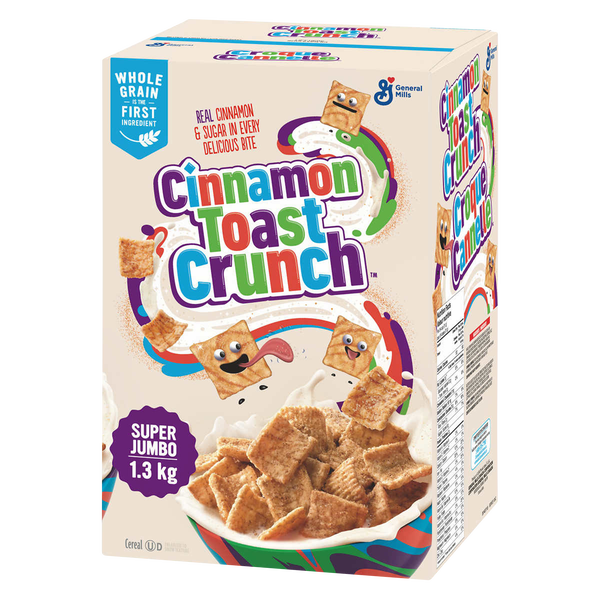 General Mills Cinnamon Toast Crunch Cereal Jumbo Pack 1.3Kg