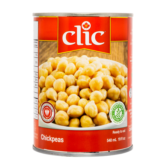 Clic Canned Chickpeas 12x540ml