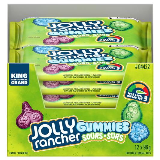 Jolly Rancher Gummies Original Sour King Size 12x96g