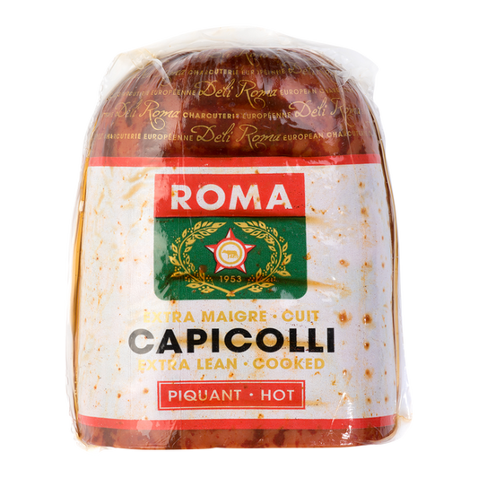 Roma Hot Capicolli Half Flat average weight* 2.15Kg