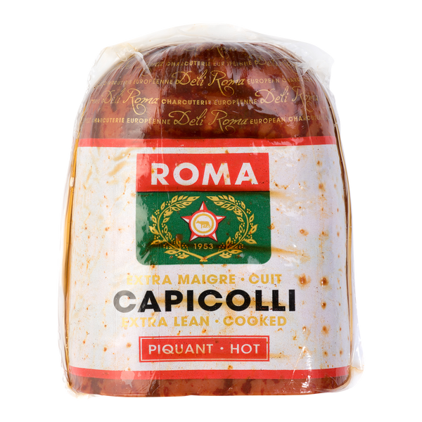 Roma Hot Capicolli Half Flat average weight* 2.15Kg