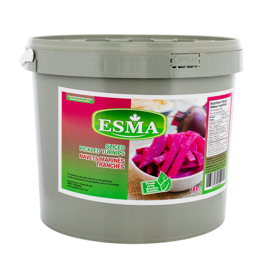 Esma Sliced Pickled Turnips 18L
