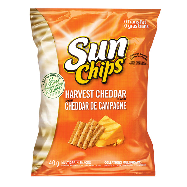 Sun Chips Harvest Cheddar Chips 40x40g