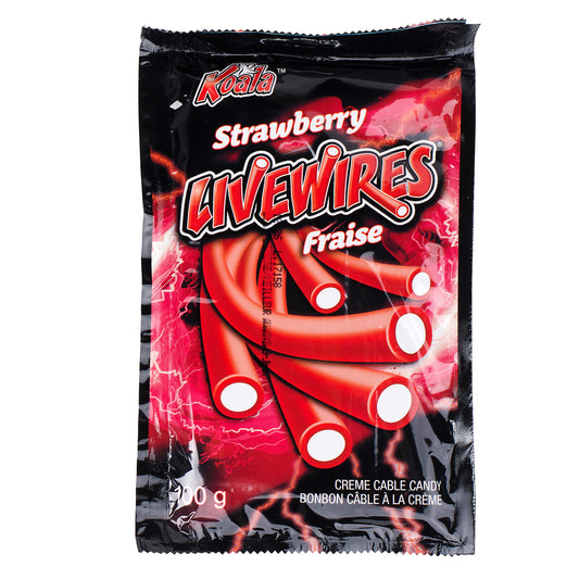 Koala Livewires Strawberry Creme Cable Candy 18x100g