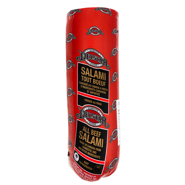 Delstar All Beef Salami average weight* 1.5Kg