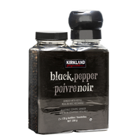 Kirkland Signature Black Pepper with Grinder and Refill 357g