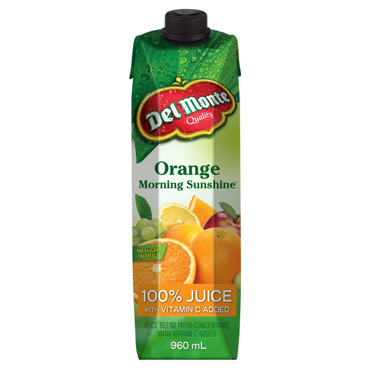 Del Monte Orange Morning Sunshine Juice Pack of 6, 6x960ml