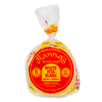 Hanna’s 7-in White Pita Bread 3x225g