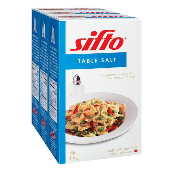 Sifto Table Salt 3x1Kg