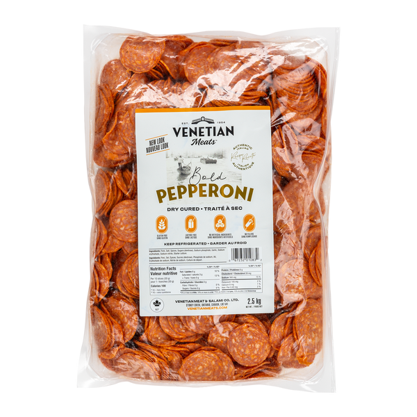 Venetian Meats Bold 2-in Pepperoni 2.5Kg